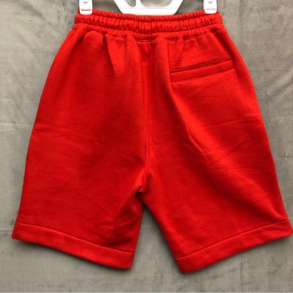 The Lost Breed Tiger Mouth Fleece Training Sweat Shorts Men’s Red White Small - Picture 2 of 14